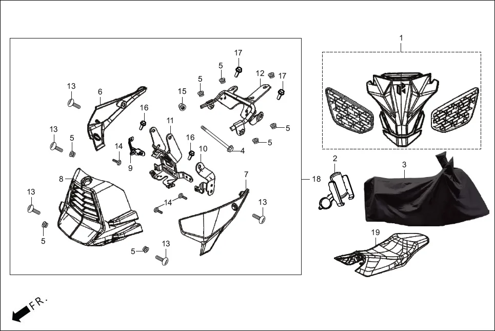F-29A (OPTIONAL) diagram showing 99660-AAE-C300-20