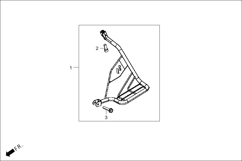 F-29 WOMEN STEP assembly diagram for Hero XTREME 125 XTEC2(Oct.,2025)