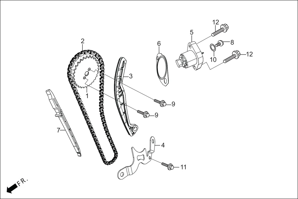 E-2 CAM SHAFT(CAM CHAIN TENSIONER)