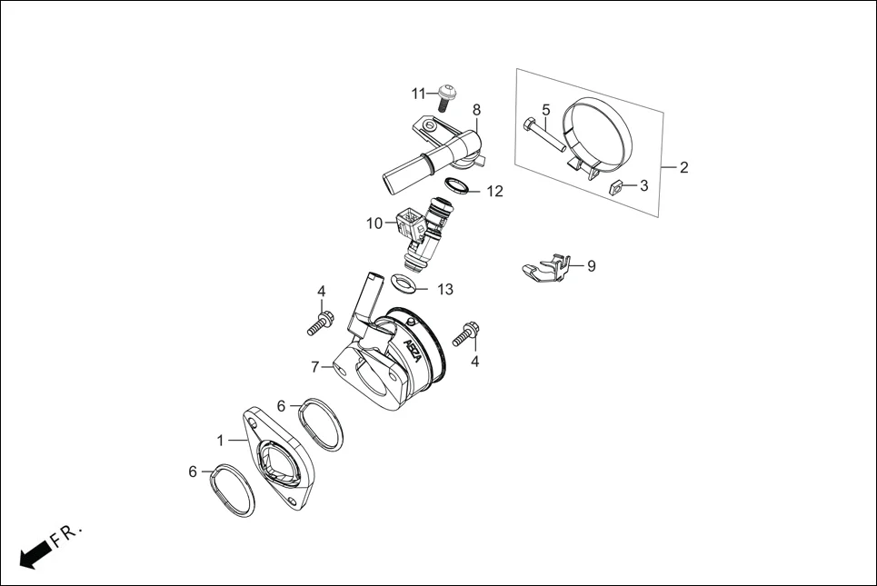 E-11A INJECTOR ASSY. FUEL
