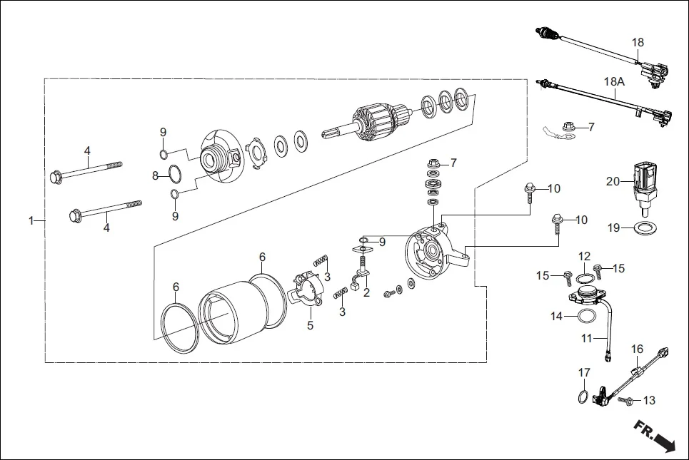 E-5A ELECTRICALS (STARTER MOTOR)