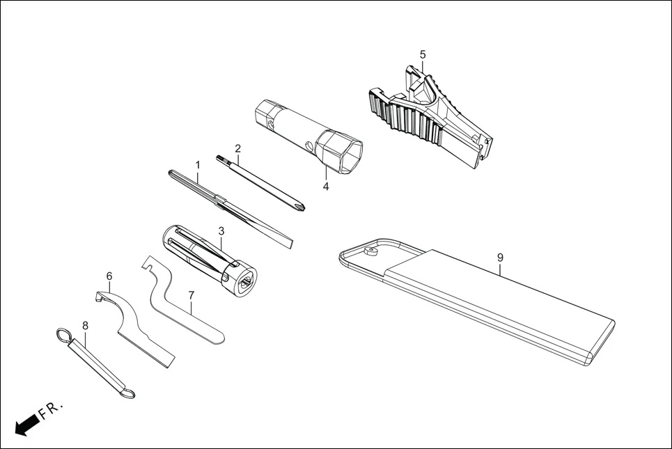 F-26 TOOLS assembly diagram for Hero XTREME 160R(JULY,2025)
