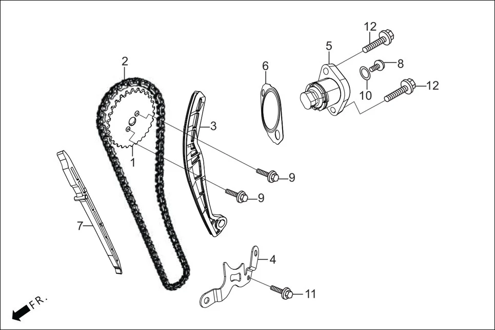 E-2 CAM SHAFT(CAM CHAIN TENSIONER)