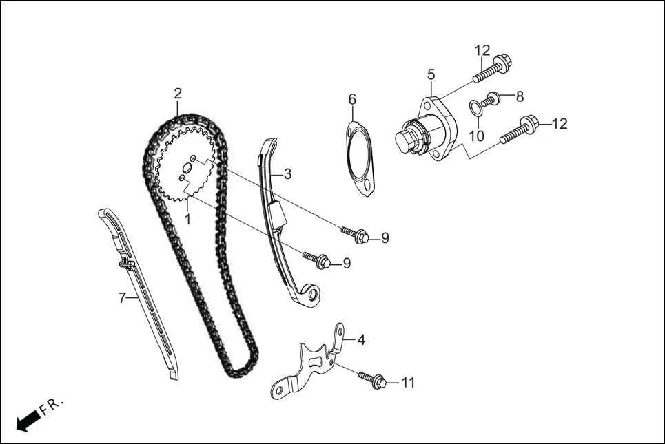E-2 CAM SHAFT(CAM CHAIN TENSIONER)