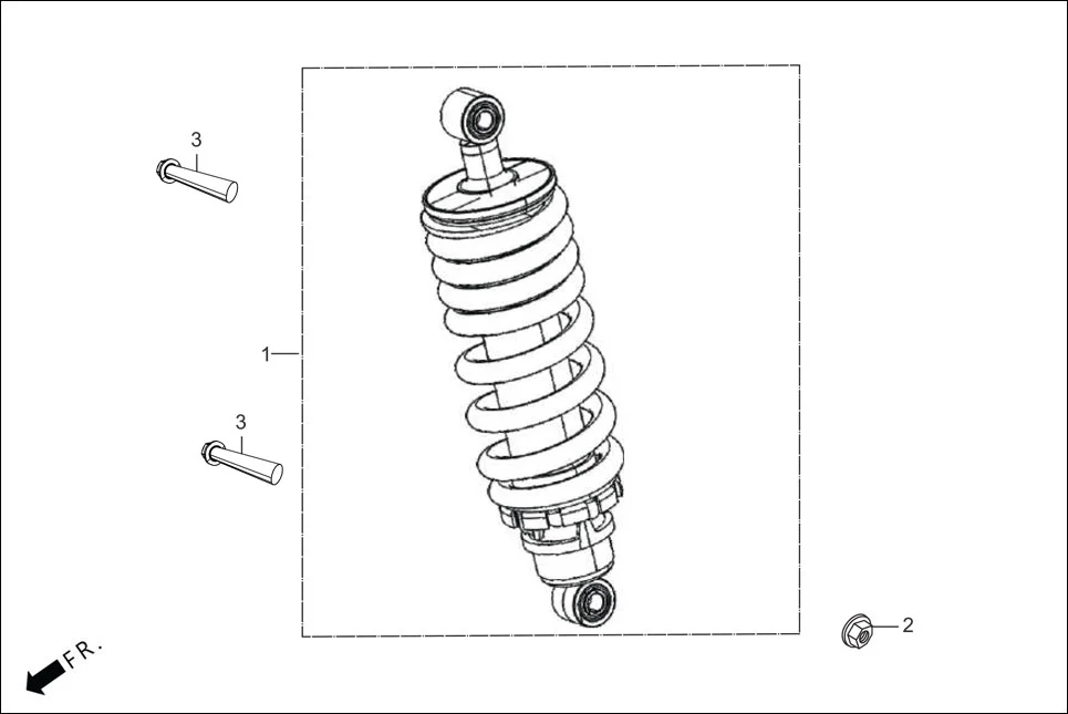 F-19 CUSHION REAR assembly diagram for Hero XTREME 160 4V PREMIUM(August,2023)