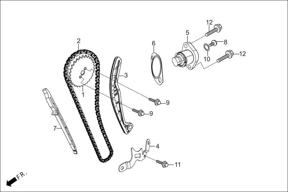 E-2 CAM SHAFT(CAM CHAIN TENSIONER)