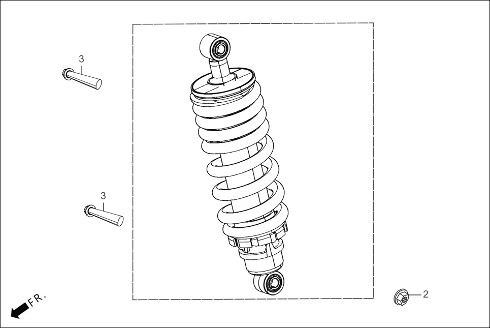 F-19_CONN CUSHION REAR assembly diagram for Hero XTREME 160 4V FLAT PILLION(JULY, 2024)