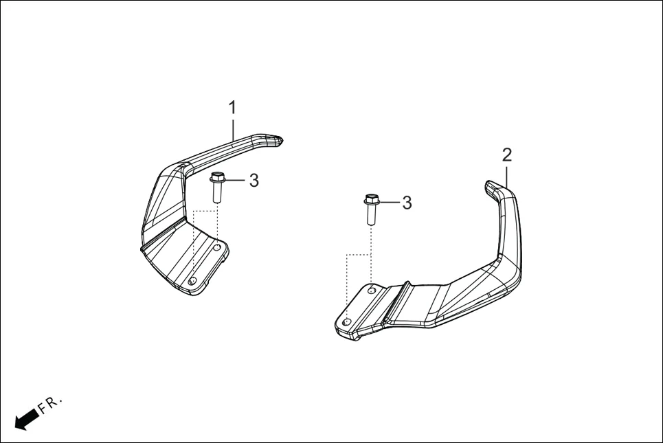 F-25B GRIP REAR assembly diagram for Hero XTREME 160 4V FLAT PILLION(JULY, 2024)