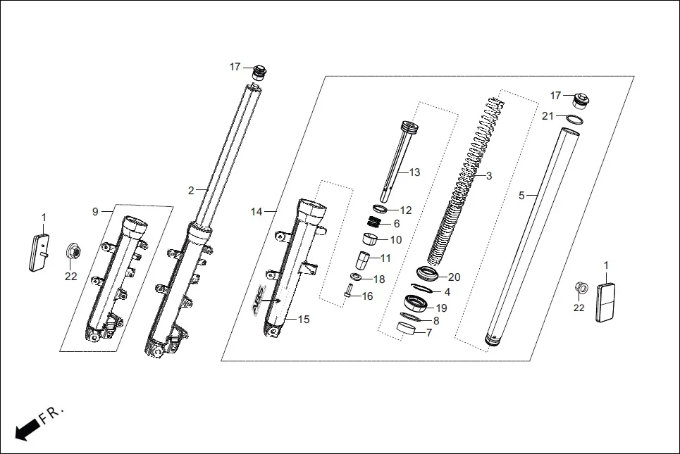 F-6A FRONT CUSHION assembly diagram for Hero XTREME 160 4V FLAT PILLION(JULY, 2024)