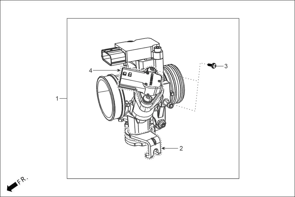 E-11 FUEL INJECTION(THROTTLE BODY ASSY.)