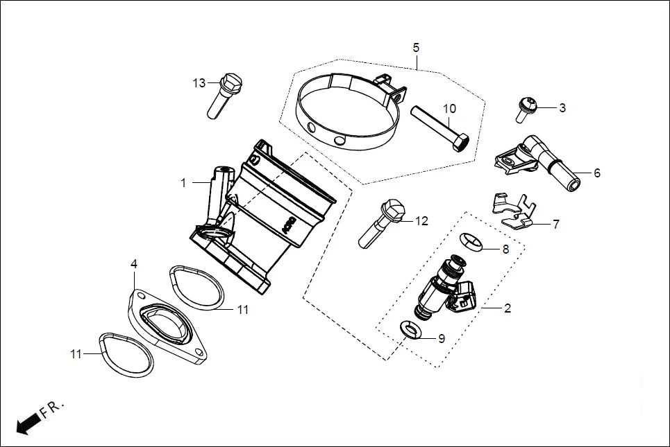 E-11A INJECTOR ASSY. FUEL