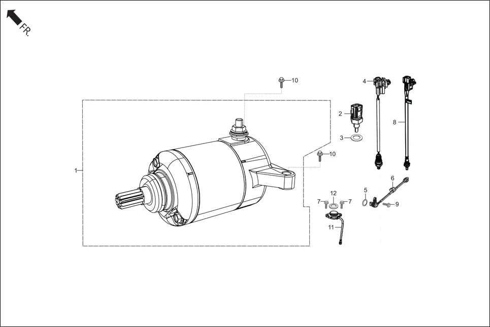 E-5A ELECTRICALS (STARTER MOTOR)
