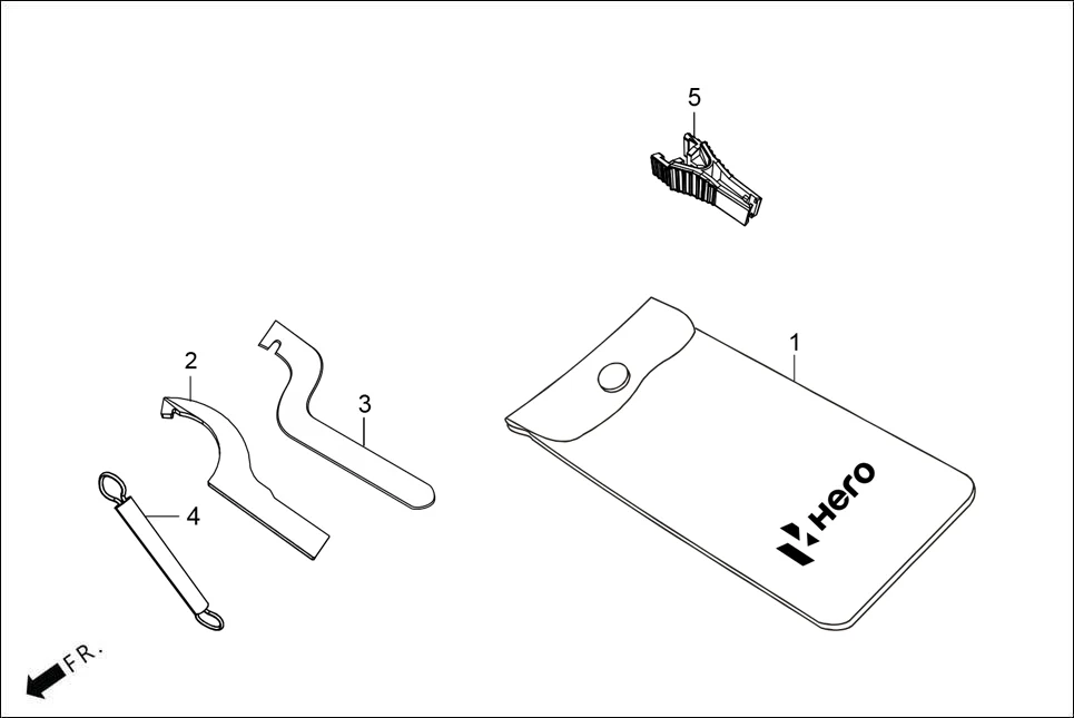F-26 TOOLS diagram showing 99008-RAA-000