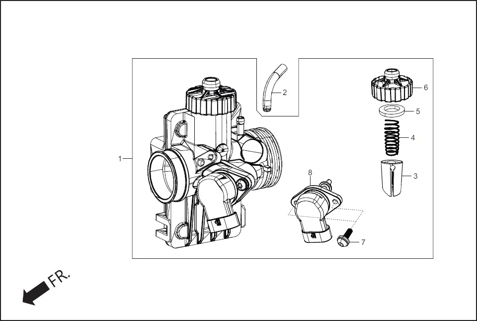 E-11 FUEL INJECTION (THROTTLE BODY ASSY.)