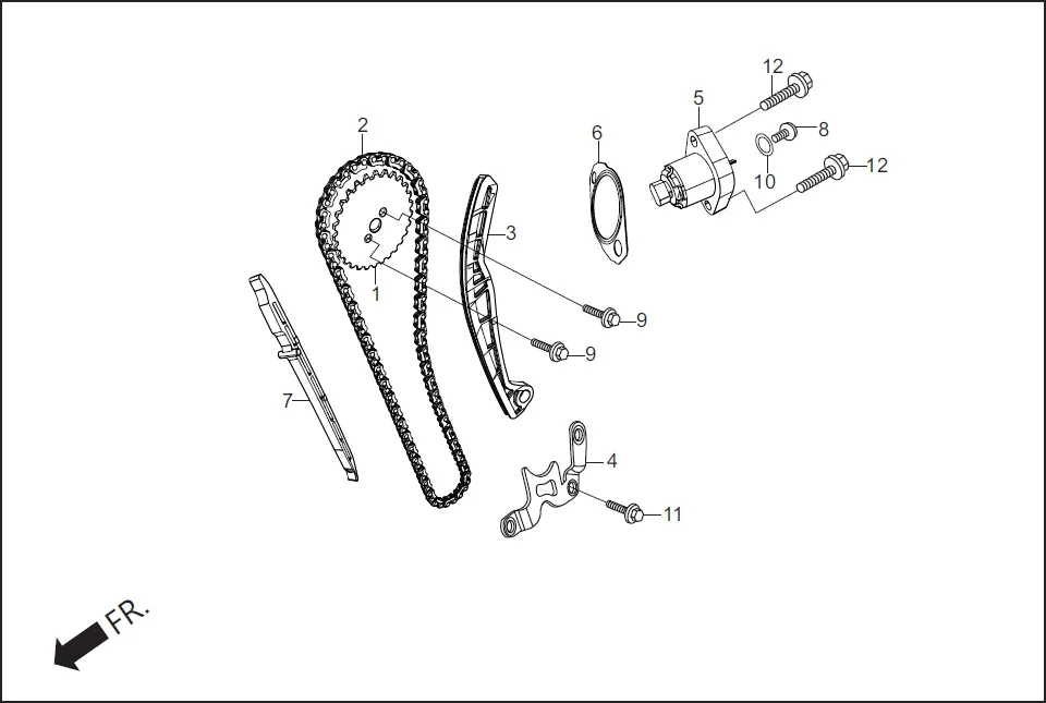 E-2 CAM SHAFT (CAM CHAIN TENSIONER)
