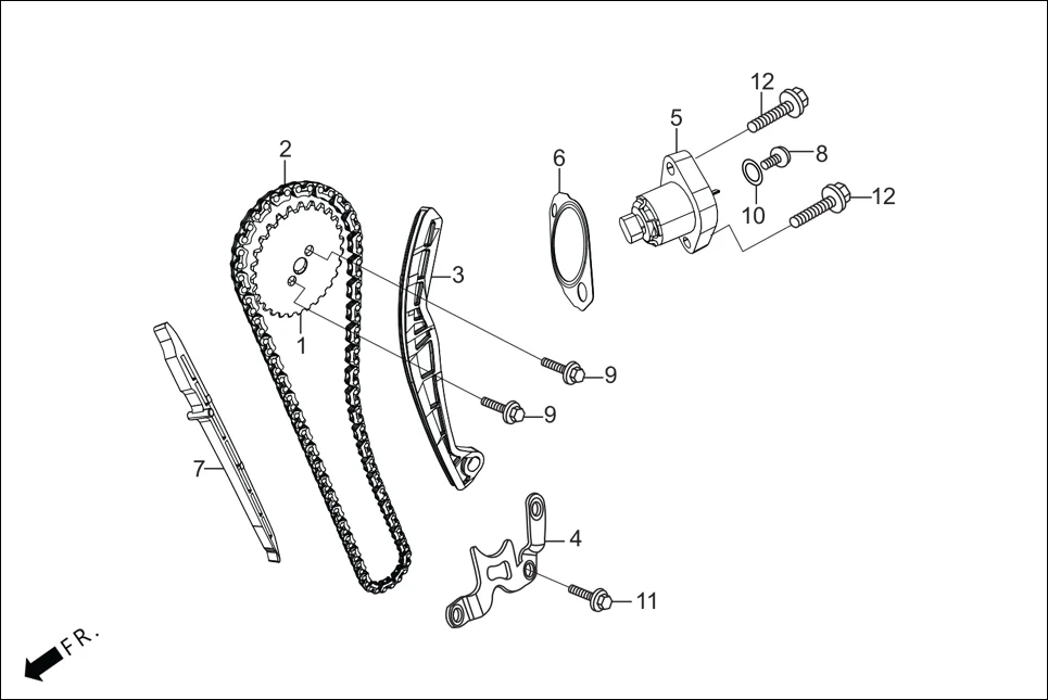 E-2 CAM SHAFT (CAM CHAIN TENSIONER)