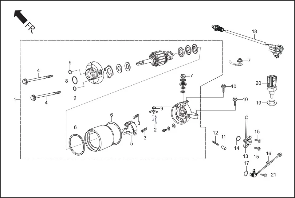 E-5A ELECTRICALS (STARTER MOTOR)