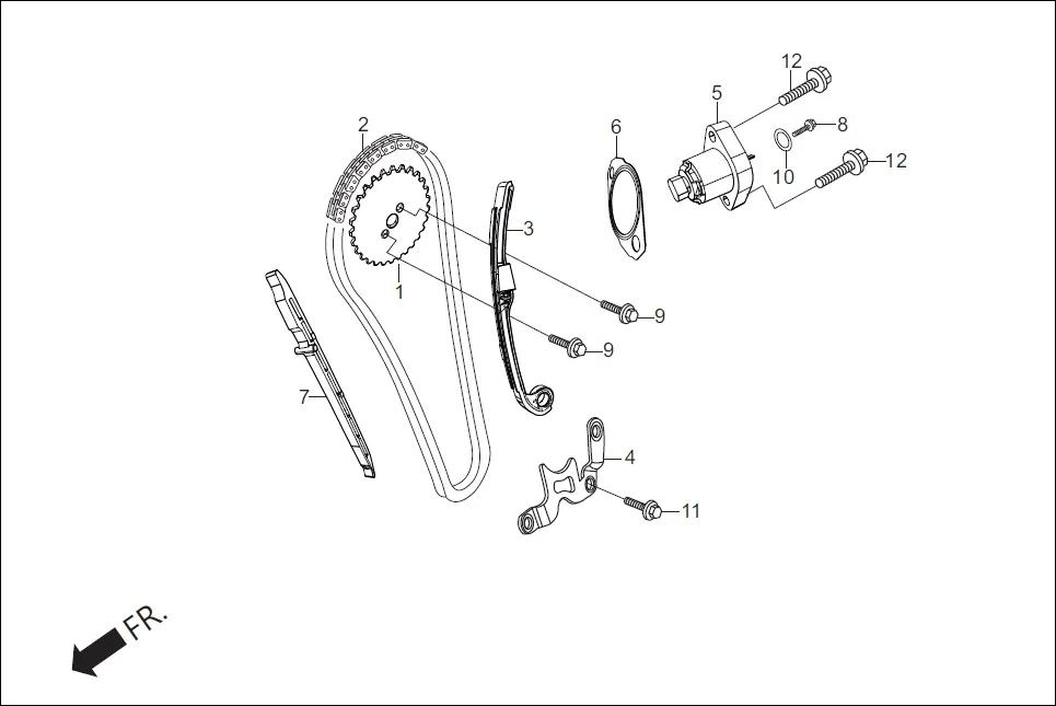 E-2 CAM SHAFT (CAM CHAIN TENSIONER)