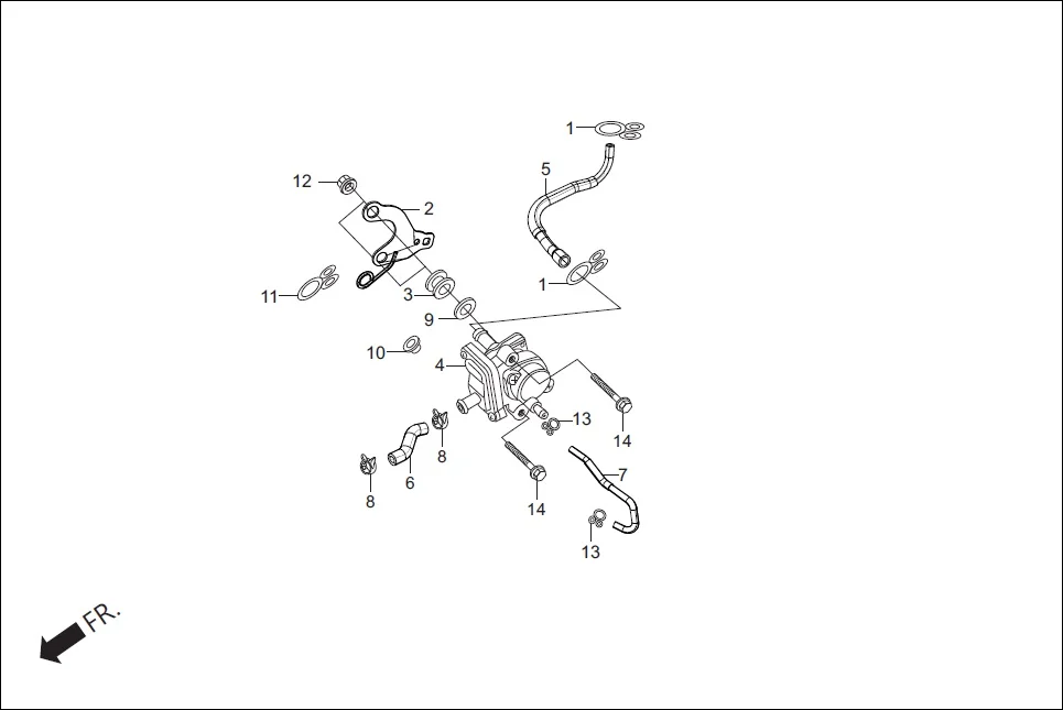 F-13A AIR CLEANER (AIR SUCTION VALVE) diagram showing 17622-GB7-900