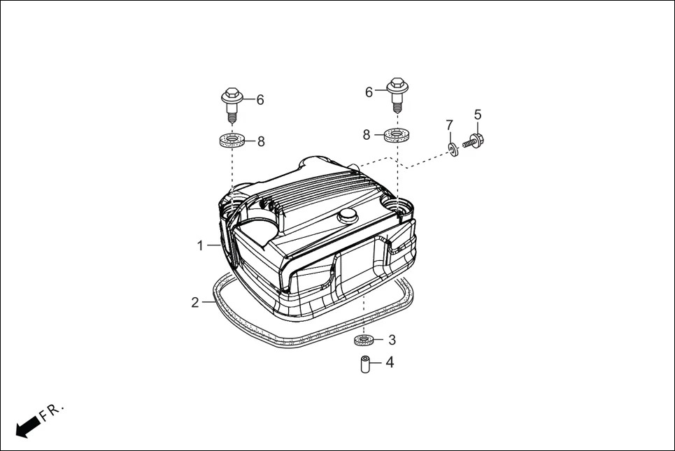 E-1 CYLN. &amp; CYLN HEAD (CYLINDER HEAD COVER)