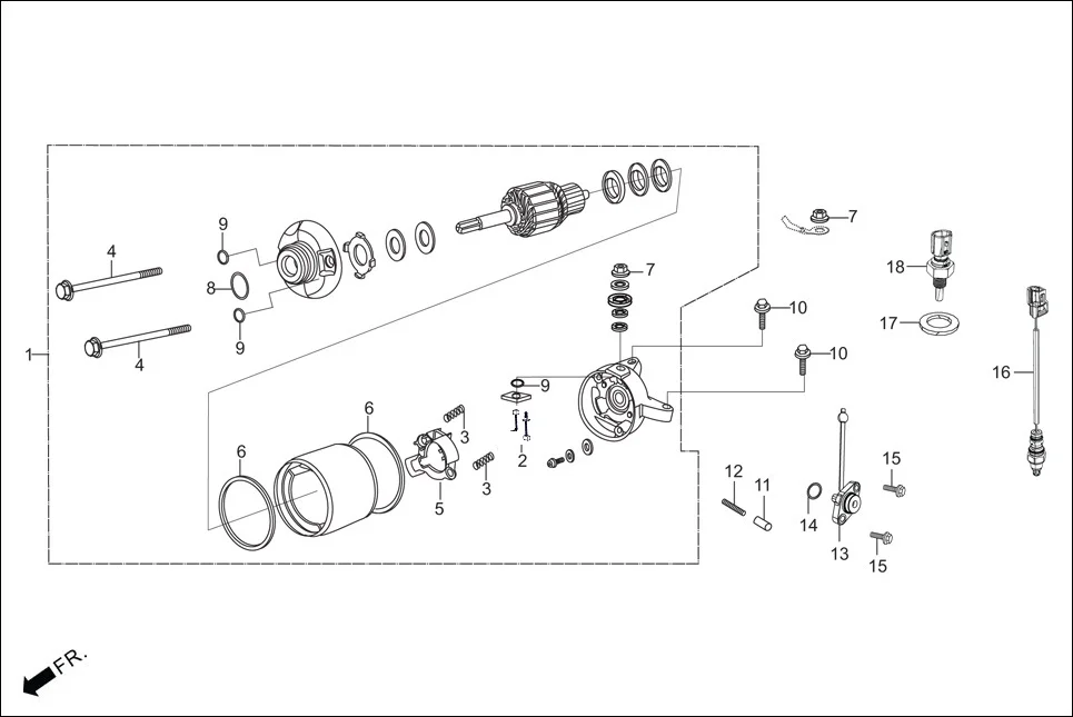 E-5A ELECTRICALS (STARTER MOTOR)