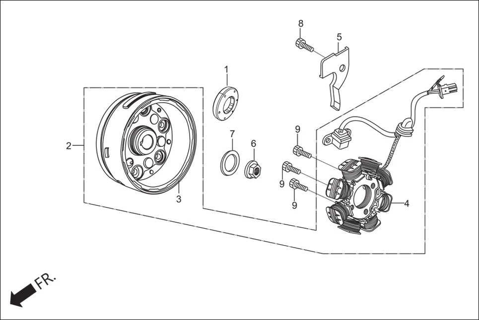 E-7 A. C. GEN. ASSY.
