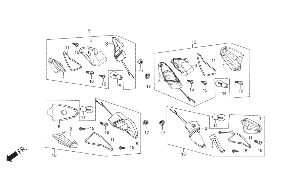 F-22 WINKERS assembly diagram for Hero Xtreme (Apr, 2014)