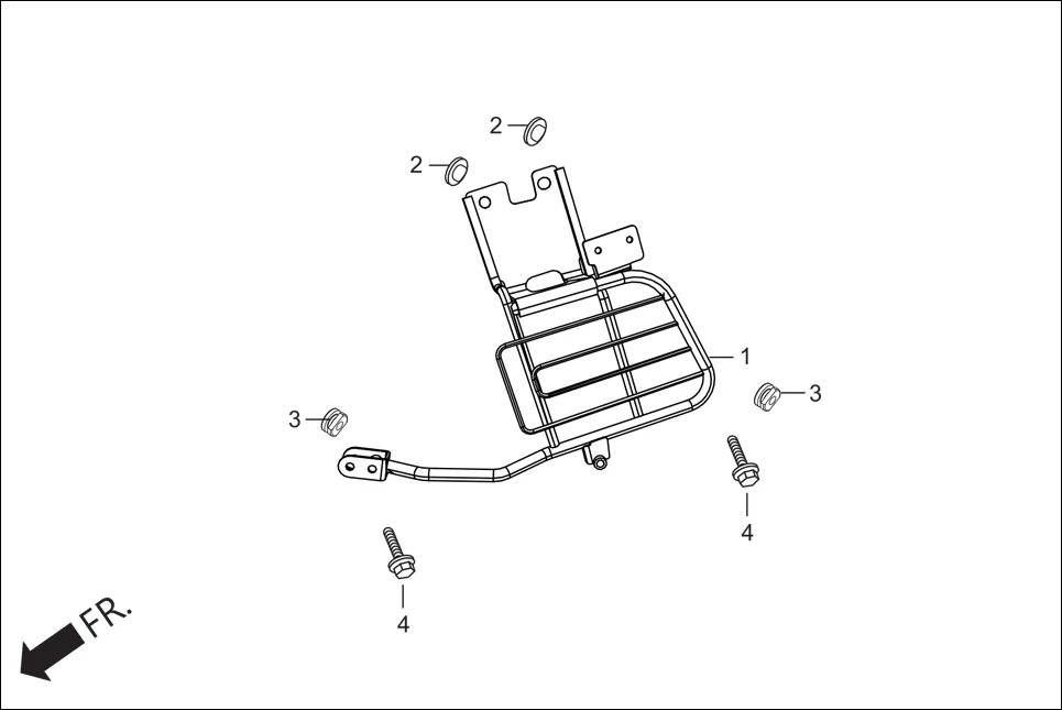 F-29 GUARD SARI assembly diagram for Hero Xtreme (Apr, 2014)