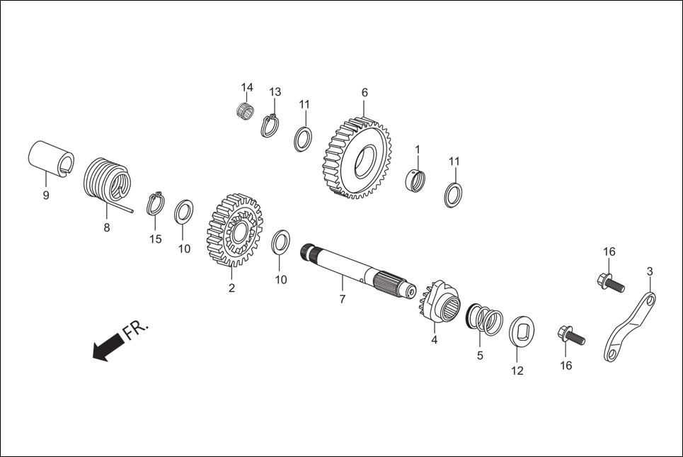 E-11 SPINDLE KICK STARTER