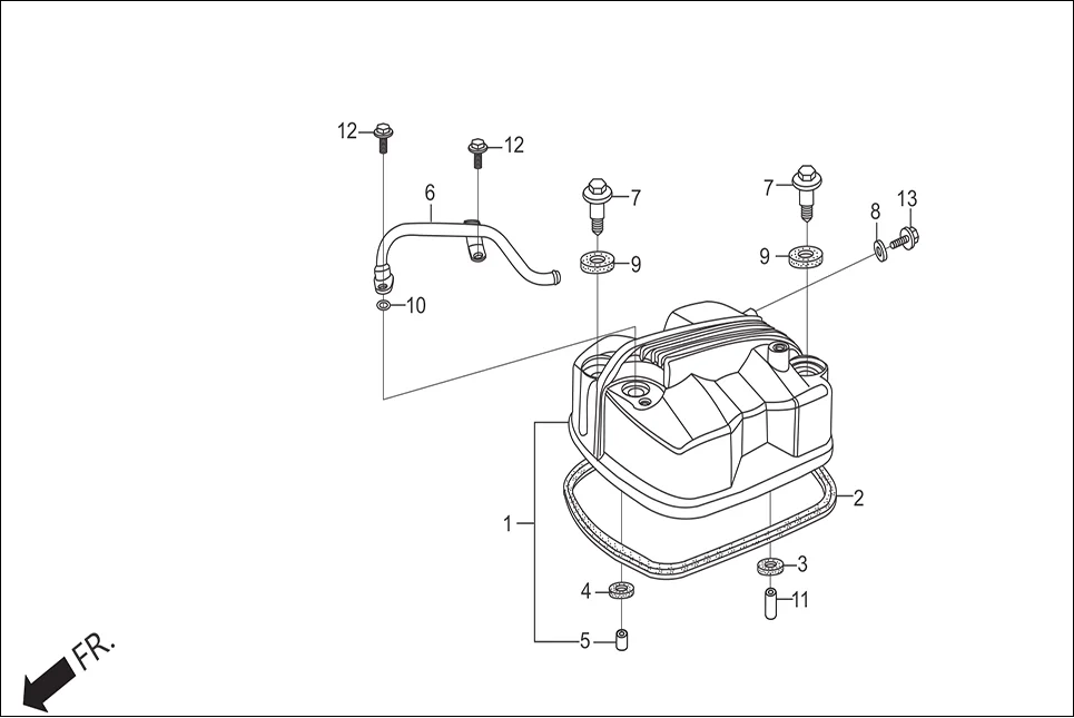 E-1 CYLINDER HEAD COVER