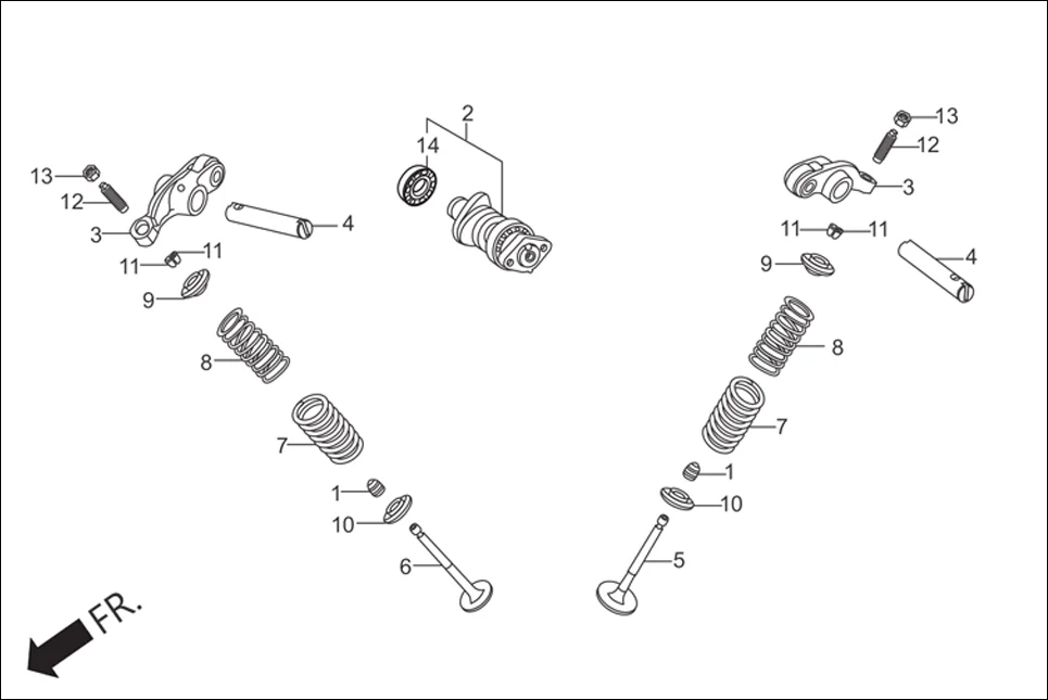 E-2 CAM SHAFT / VALVE