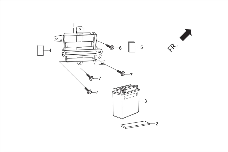 F-24A BATTERY ASSY. assembly diagram for Hero Xtreme Sports (Feb, 2015)