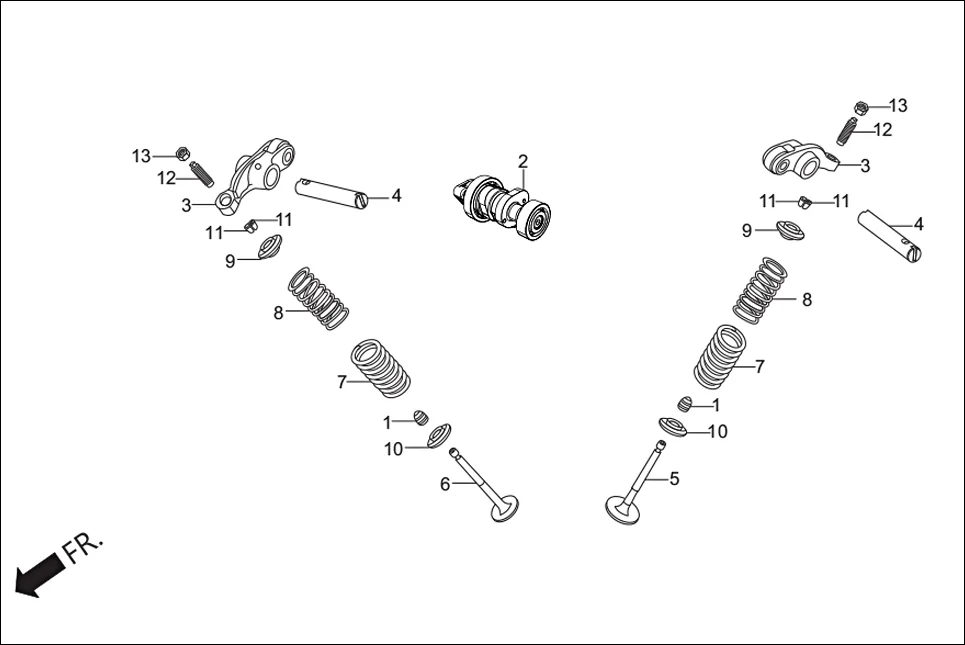 E-2 CAM SHAFT / VALVE