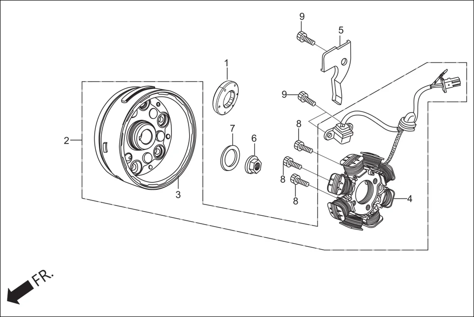 E-7 A. C. GEN. ASSY.