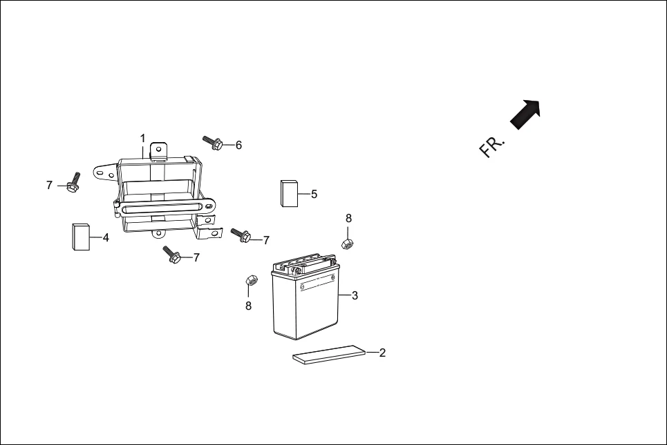 F-24A BATTERY ASSY. assembly diagram for Hero Xtreme Sports (Jan, 2017)