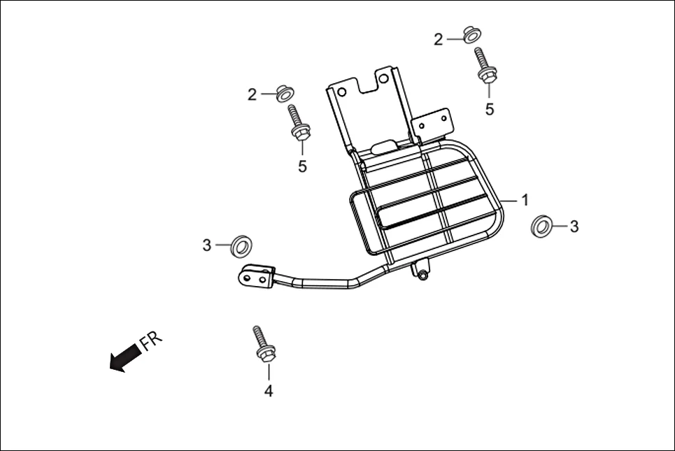 F-29 GUARD SARI diagram showing 95701-08020-00