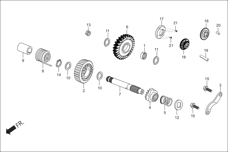 E-9 KICK STARTER (SPINDLE KICK STARTER)