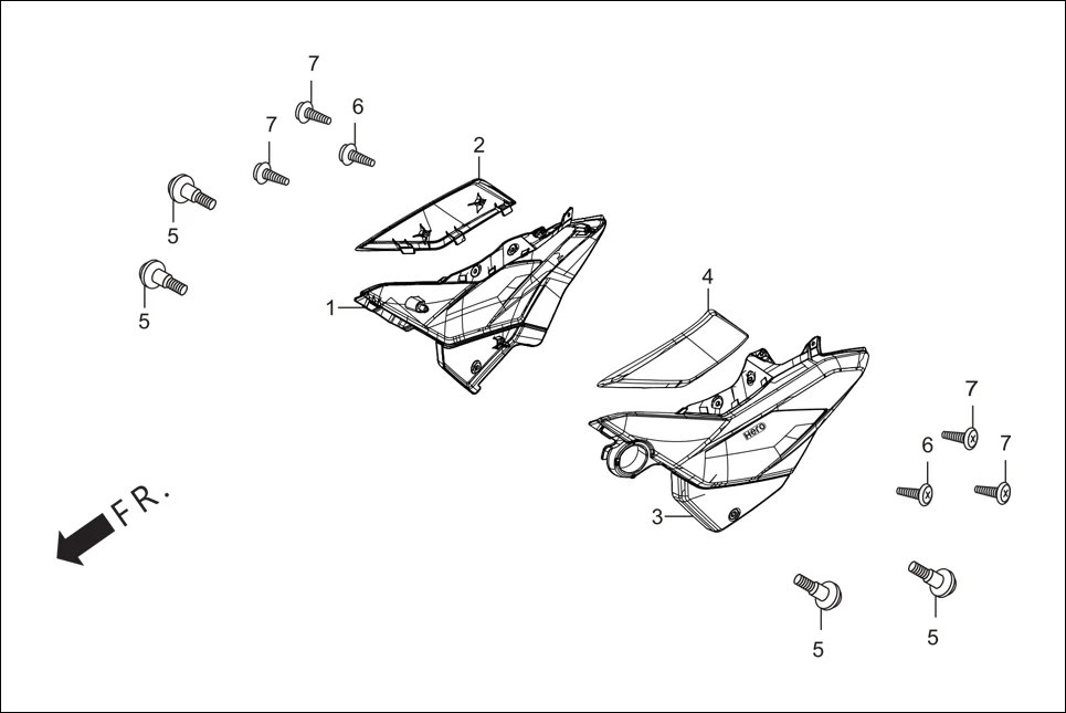 F-12 SIDE COVER diagram showing 93903-34210