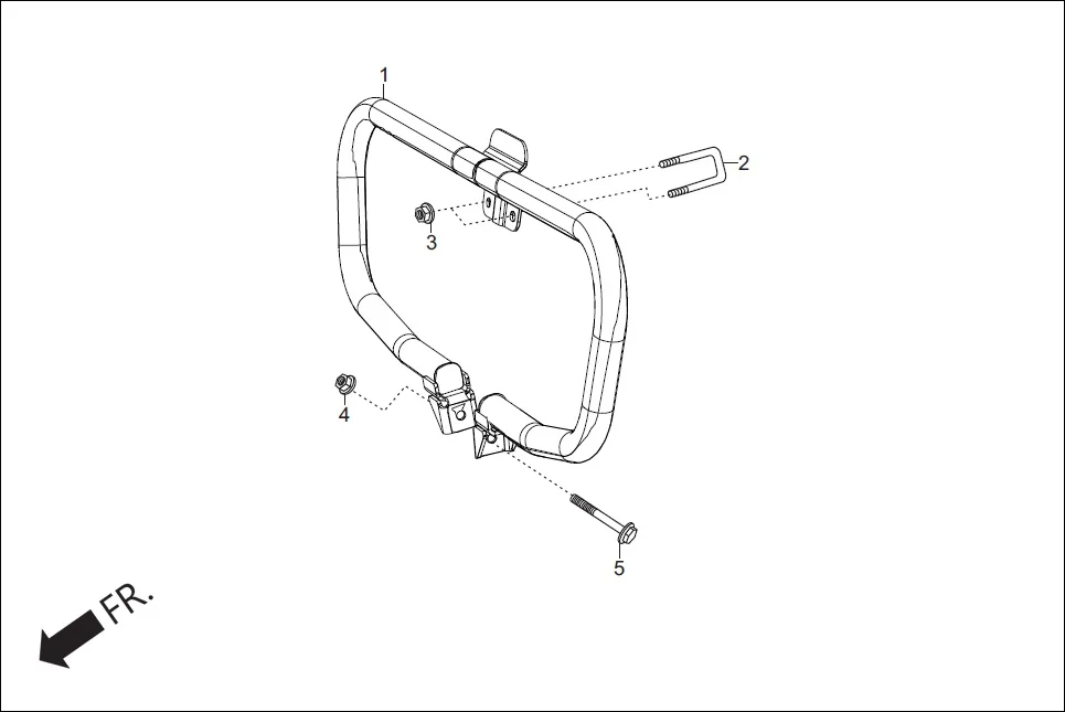 F-28 GUARD FRONT diagram showing 94050-08070