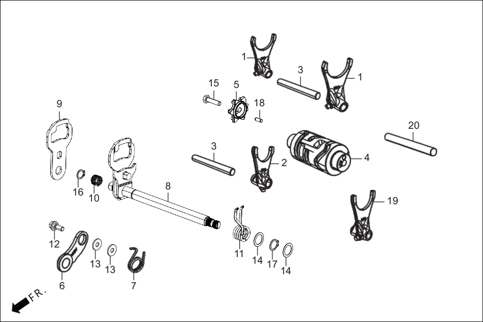 E-12 GEAR SHIFT