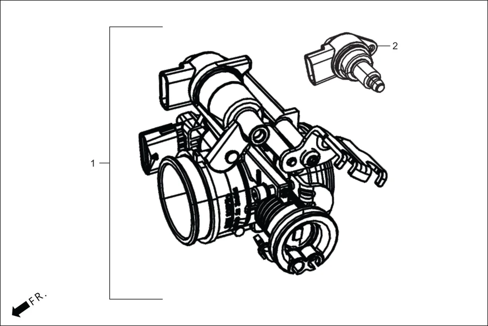 E-13 FUEL INJECTION (THROTTLE BODY ASSY)