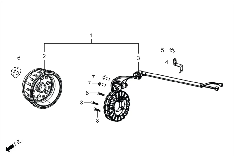E-4 ELECTRICALS (AC GEN ASSY.)