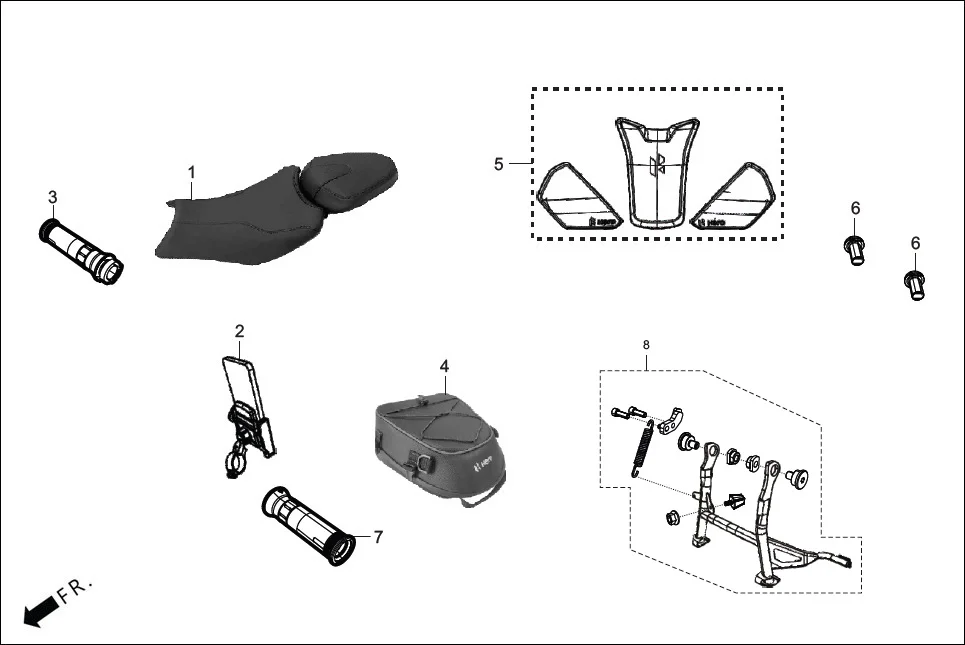 F-29 (OPTIONAL) assembly diagram for Hero XTREME 250R(Mar., 2025)