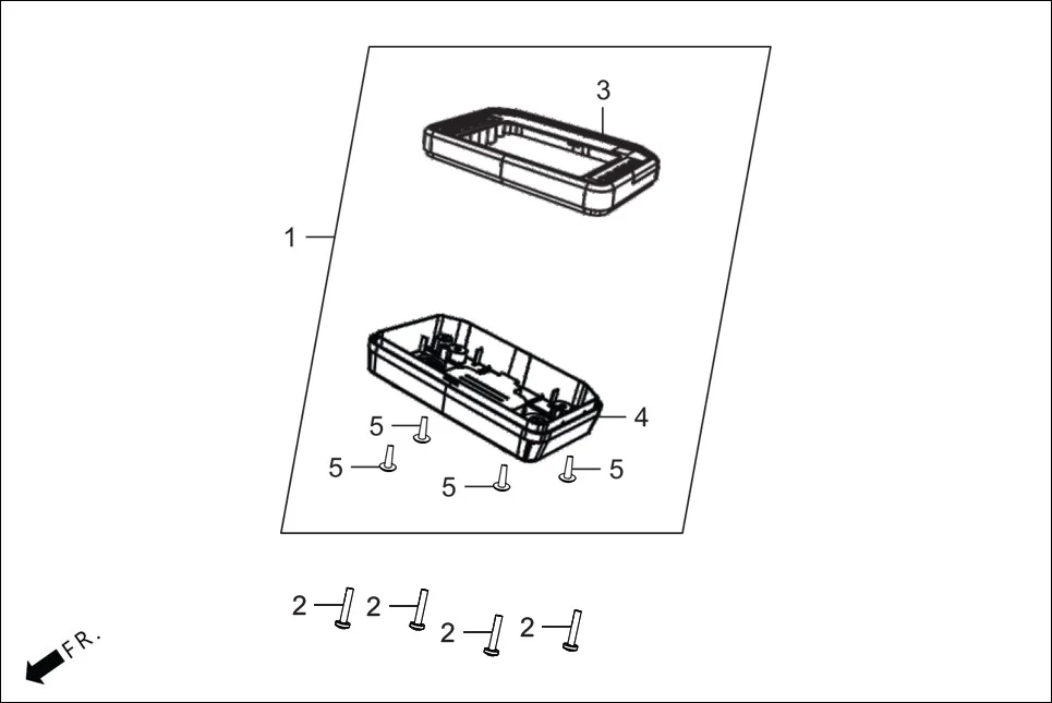F-2 SPEEDOMETER assembly diagram for Hero XTREME 250R(Mar., 2025)