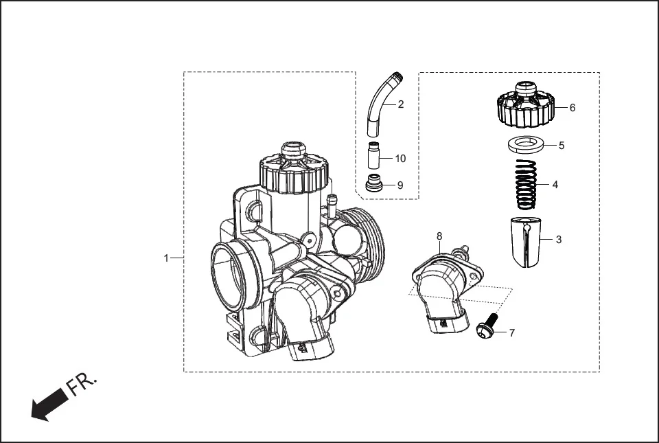 E-11 FUEL INJECTION(THROTTLE BODY ASSY.)