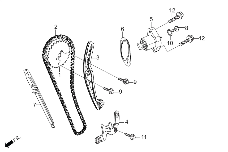 E-2 CAM SHAFT(CAM CHAIN TENSIONER)