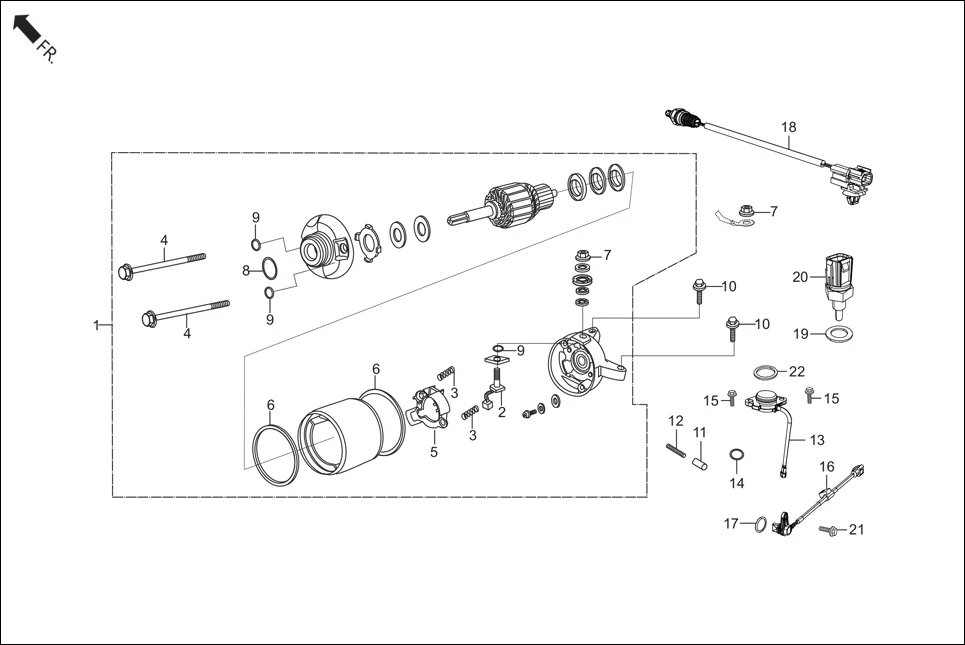E-5A ELECTRICALS(STARTER MOTOR)