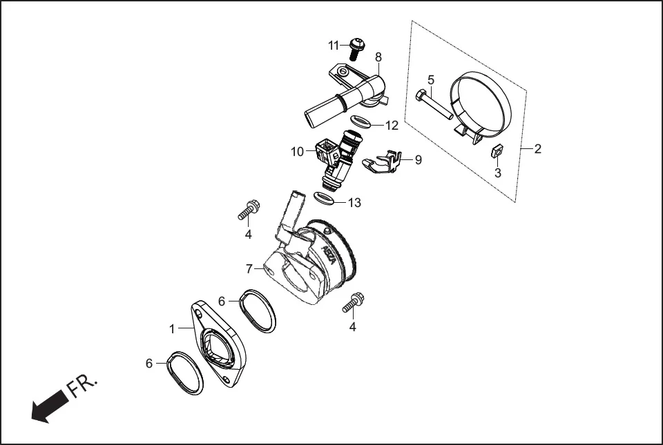 E-11A INJECTOR ASSY. FUEL