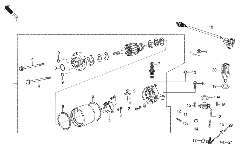 E-5A ELECTRICALS (STARTER MOTOR)
