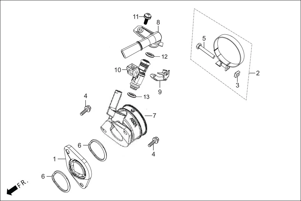 E-11A INJECTOR ASSY. FUEL